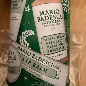 Brand new, Mario badescu travel size hand cream, facial spray and lip balm